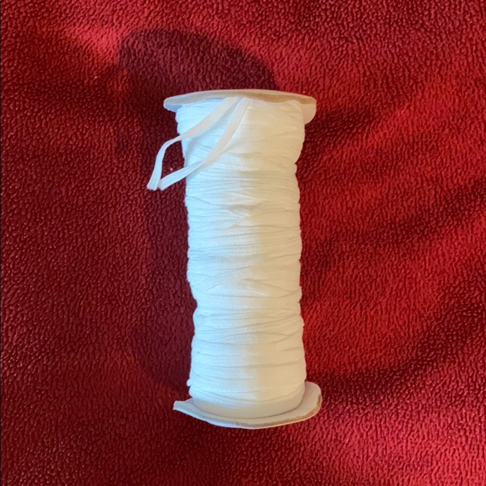1/8” (3mm) 22 Yards White Elastic- Fast Shipping
